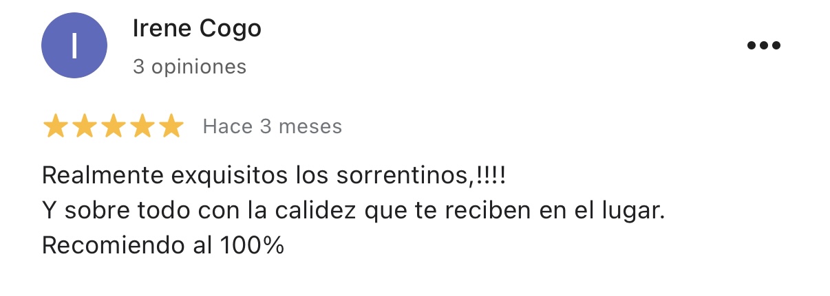 Reseña de cliente