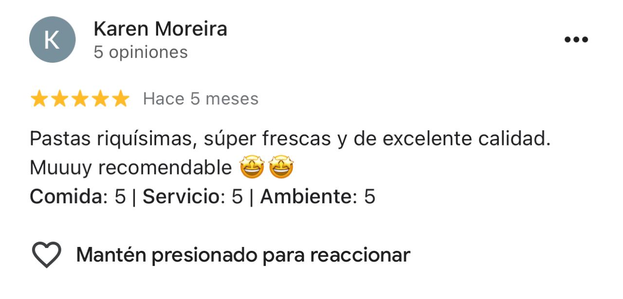 Reseña de cliente